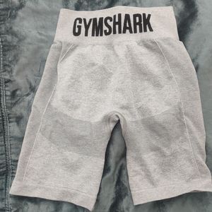 GYMSHARK Flex Cycling Shorts Gray/Black Size Small